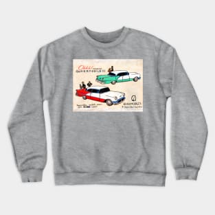 Queer-Eka! Rockets Ahead With Flying Colors Crewneck Sweatshirt